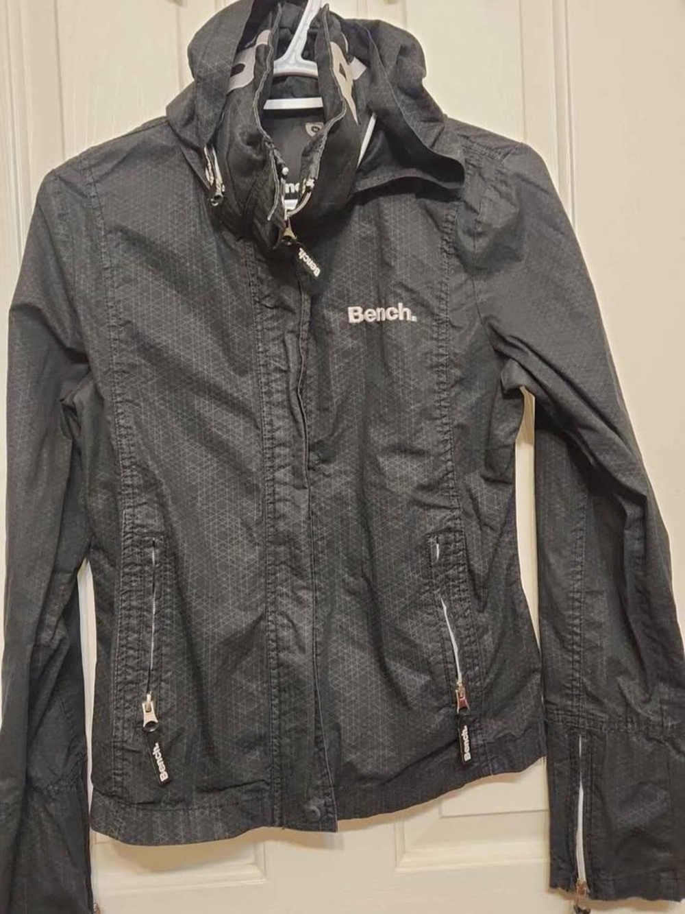 Bench Women's Black Hooded Utility Jacket